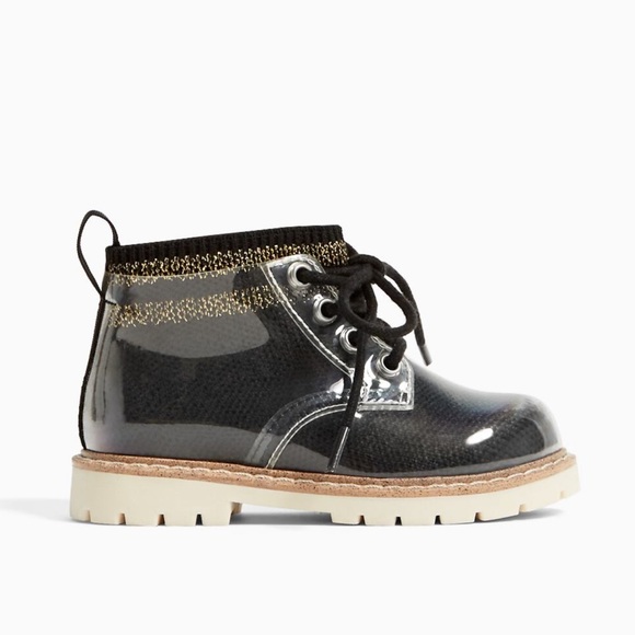Zara Lace Up Boots w/side zip - Picture 1 of 4